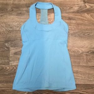 Lululemon Scoop Neck Tank in Blue Moon